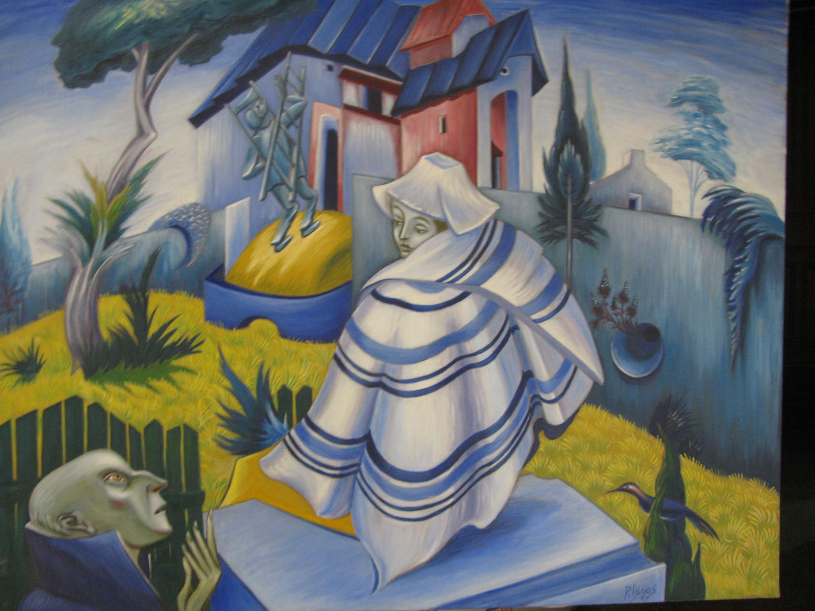 Etrange rencontre 90 x 120 cm