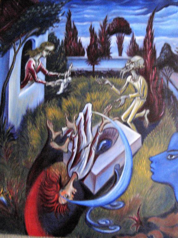 Un Rituel 90 x 73 cm